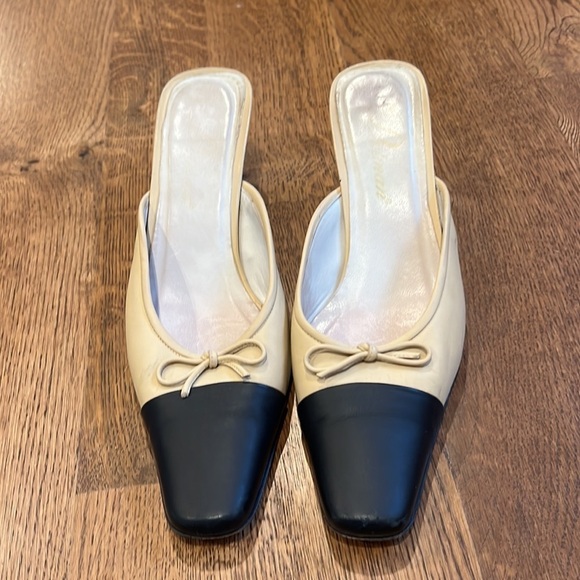 Dalinan Women’s Heels Beige and Black Size 8 - Picture 2 of 8